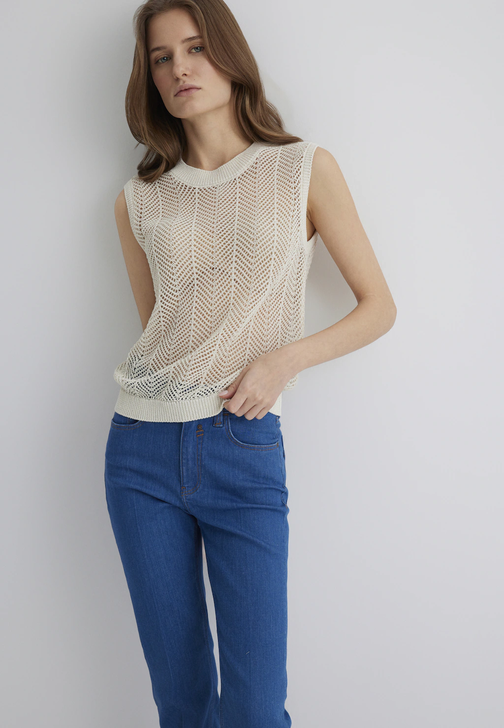 Mavi Pullunder "NONSLEEVE SWEATER", Top ärmellos günstig online kaufen