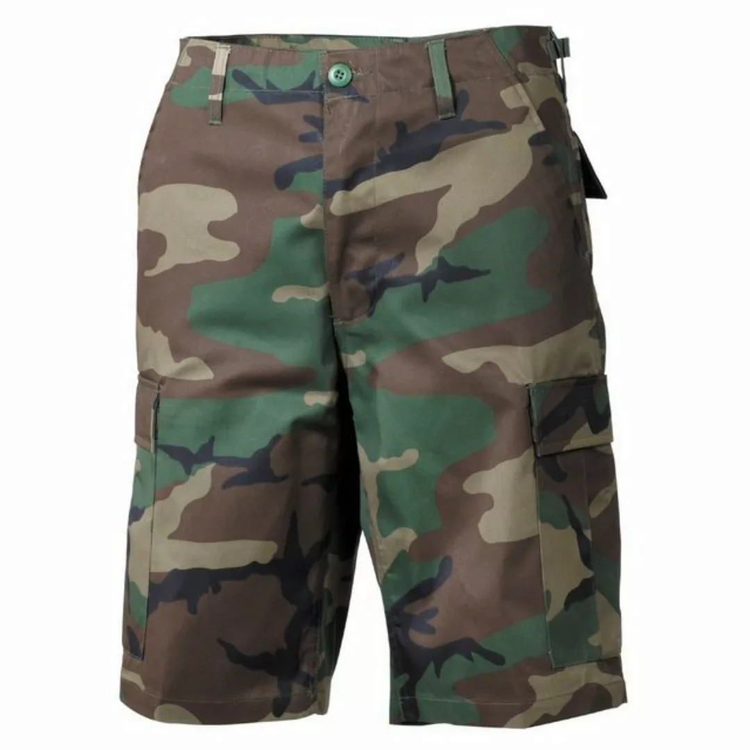 MFH Outdoorhose US Bermuda, BDU, woodland, mit Seitentaschen XL günstig online kaufen