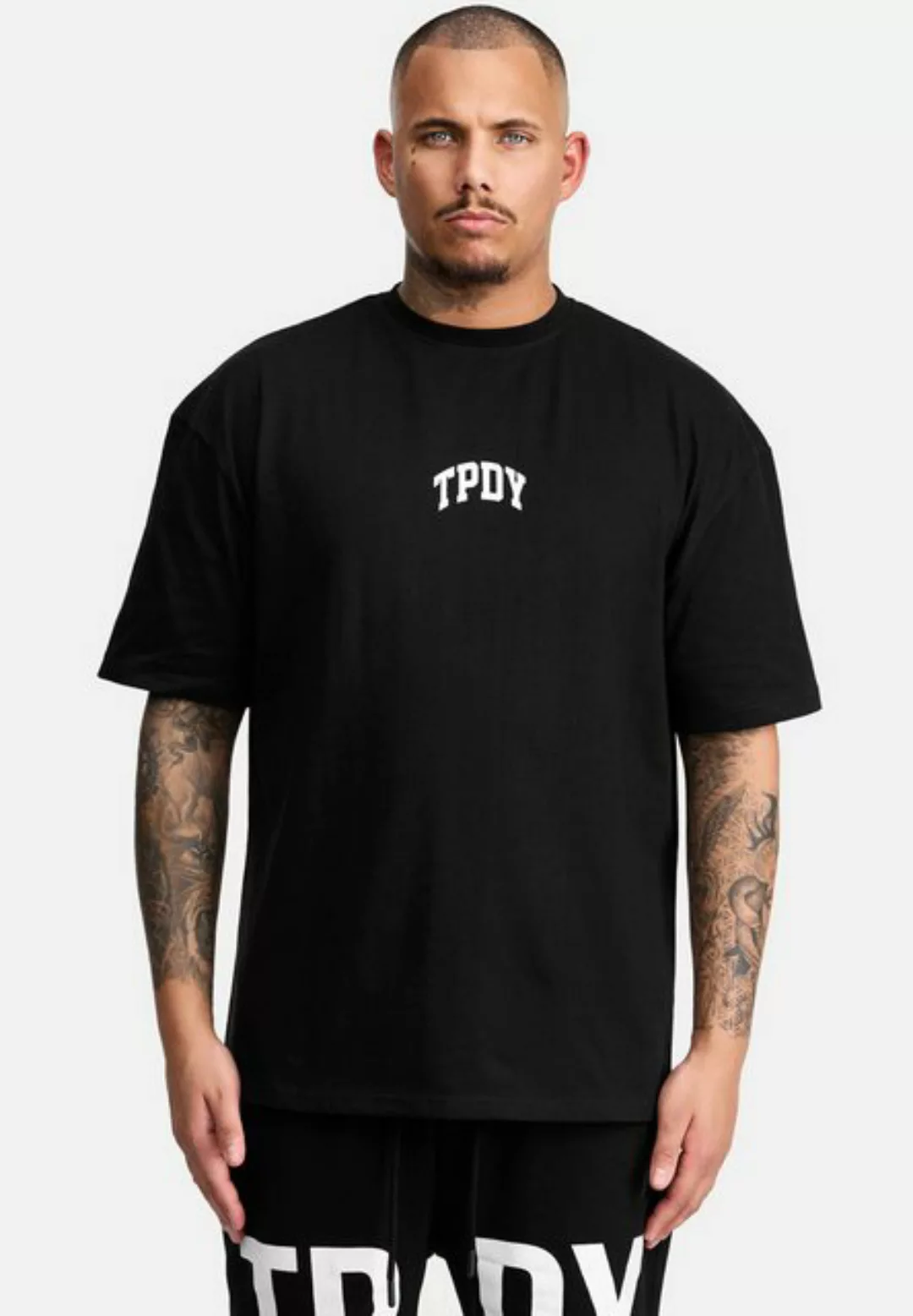 trueprodigy Oversize-Shirt Elijah Logoprint Rundhals dicker Stoff günstig online kaufen