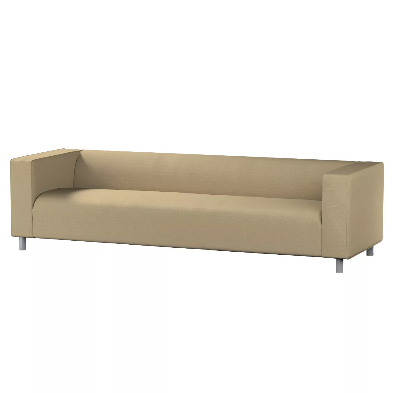 Bezug für Klippan 4-Sitzer Sofa, dunkelbeige, Bezug für Klippan 4-Sitzer, L günstig online kaufen