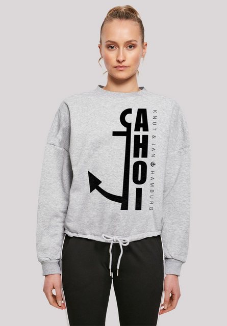 F4NT4STIC Sweatshirt Ahoi Anker Crop Knut & Jan Hamburg Print günstig online kaufen