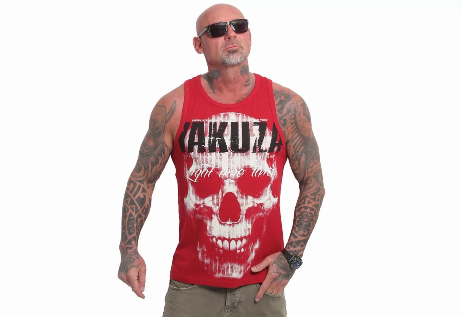 YAKUZA Muskelshirt Weird mit Ringerrücken günstig online kaufen