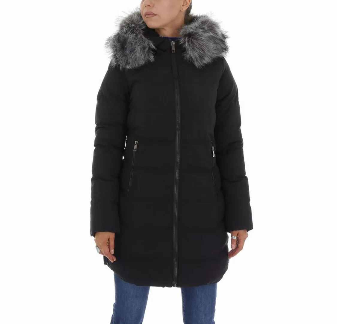 Ital-Design Winterjacke Damen Freizeit (87256347) Kapuze Gefüttert Winterja günstig online kaufen