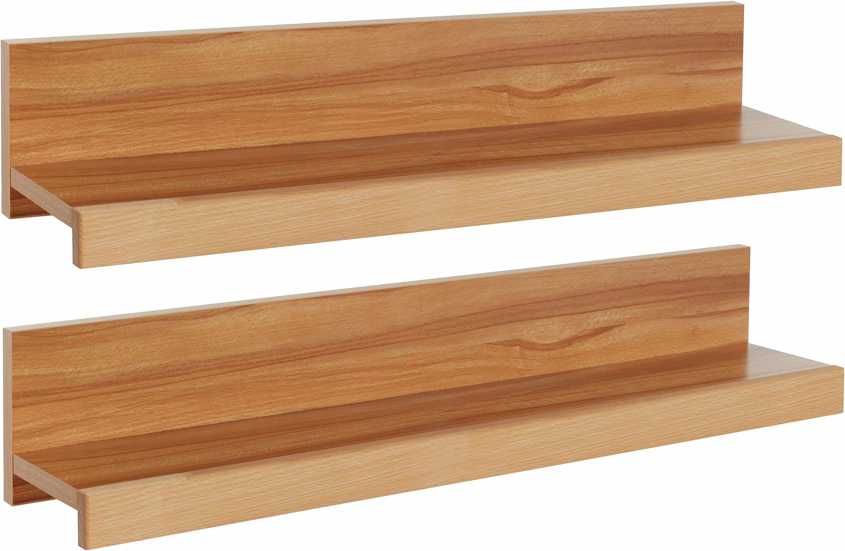 Home affaire Wandregal "Logo,teilmassiv, Breite: je 90 cm", (Set, 2 St.), A günstig online kaufen