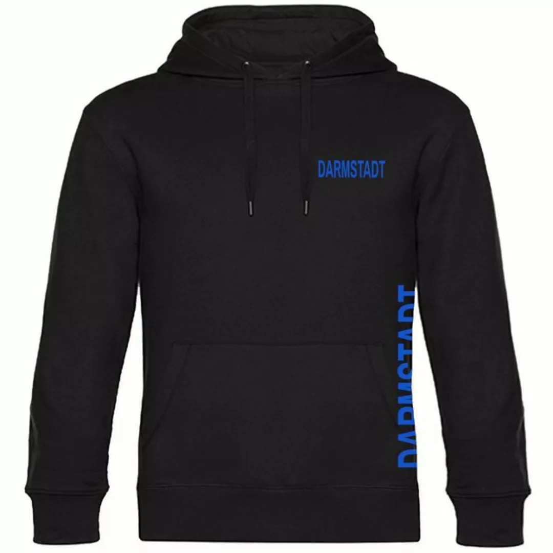 multifanshop Kapuzensweatshirt Darmstadt - Brust & Seite - Pullover günstig online kaufen