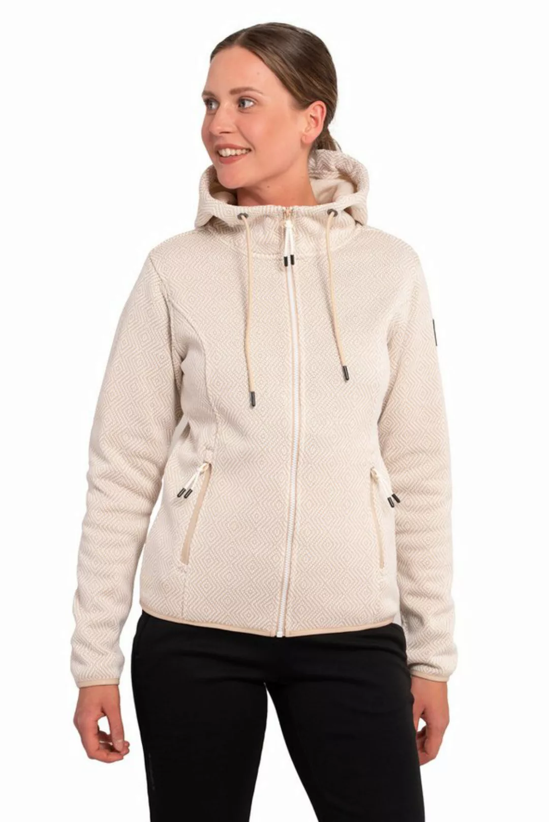 Icepeak Strickfleecejacke Auen Midlayer für Damen mit verschließbaren Tasch günstig online kaufen