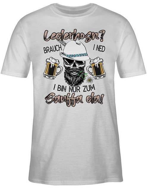 Shirtracer T-Shirt Lederhose Spruch Lausbua Bayrisch Party Trinken Mode für günstig online kaufen