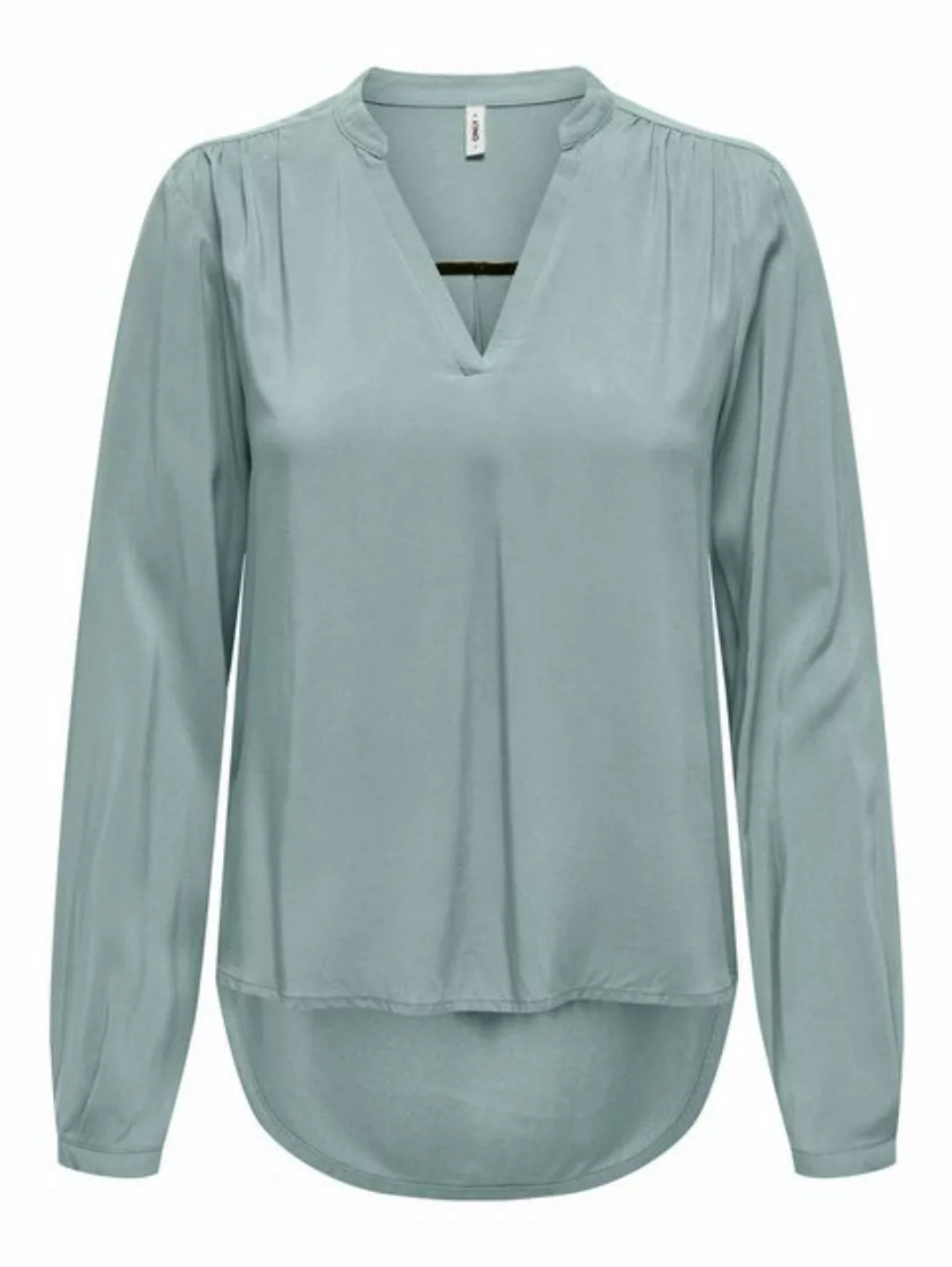 ONLY Blusenshirt ONLNOVA LIFE VIS L/S JOSIE TOP SOLID günstig online kaufen