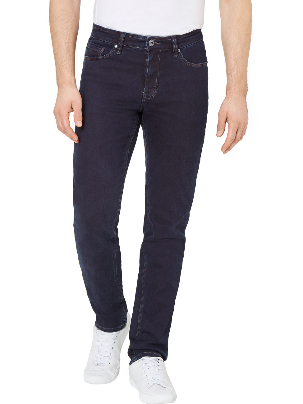 Paddock`s Herren Jeans Ranger Pipe - Slim Fit - Blau - Blue/Black Motion & günstig online kaufen