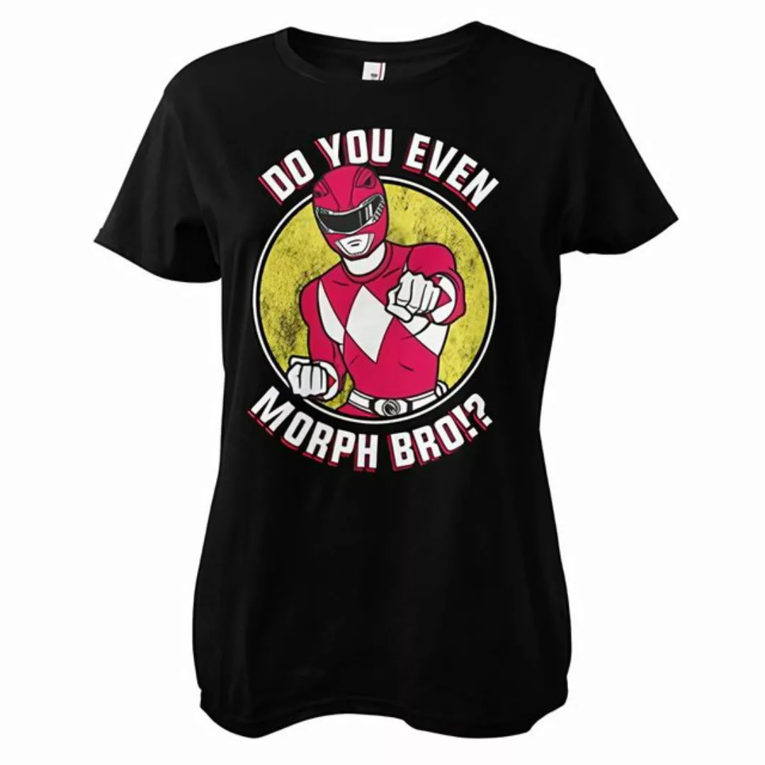 POWER RANGERS T-Shirt Do You Even Morph Bro Girly Tee günstig online kaufen