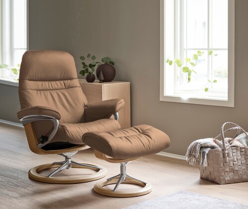 Stressless Relaxsessel "Sunrise", mit Signature Base, Größe L, Gestell Eich günstig online kaufen