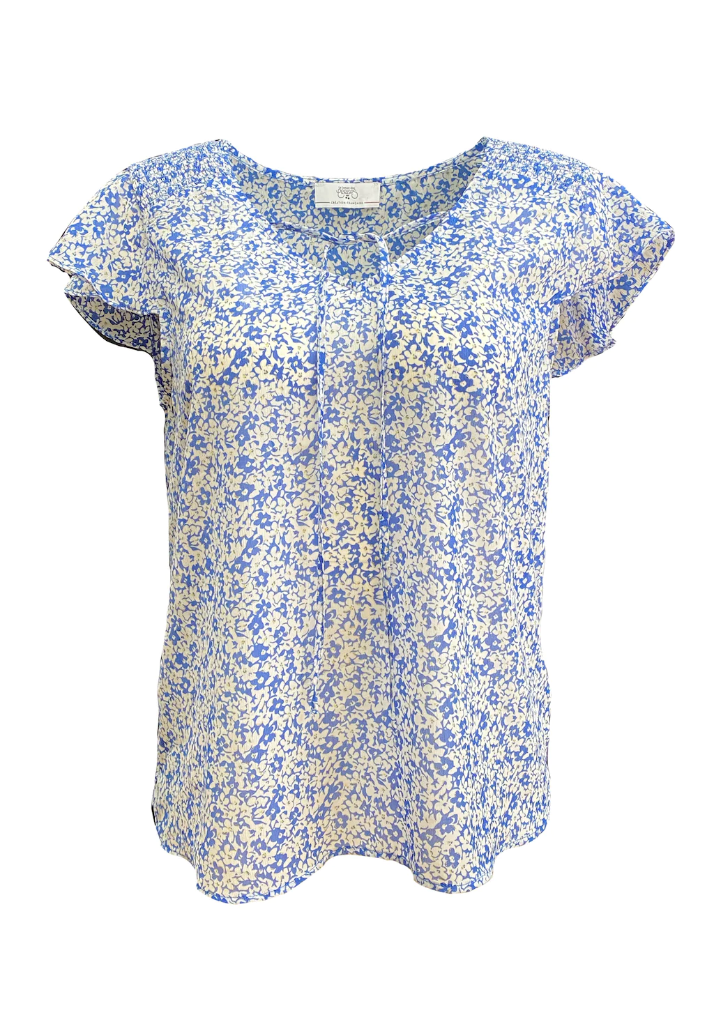 Le Temps Des Cerises T-Shirt DEYLOS mit filigranem Blütenmuster günstig online kaufen