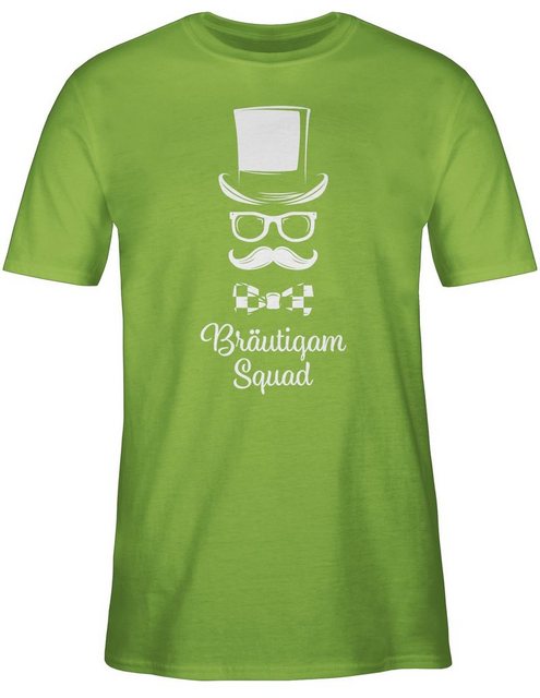 Shirtracer T-Shirt Bräutigam Squad Gentleman JGA Männer günstig online kaufen