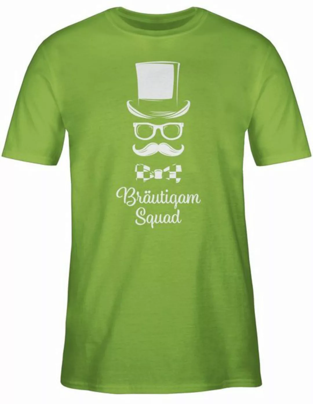 Shirtracer T-Shirt Bräutigam Squad Gentleman JGA Männer günstig online kaufen