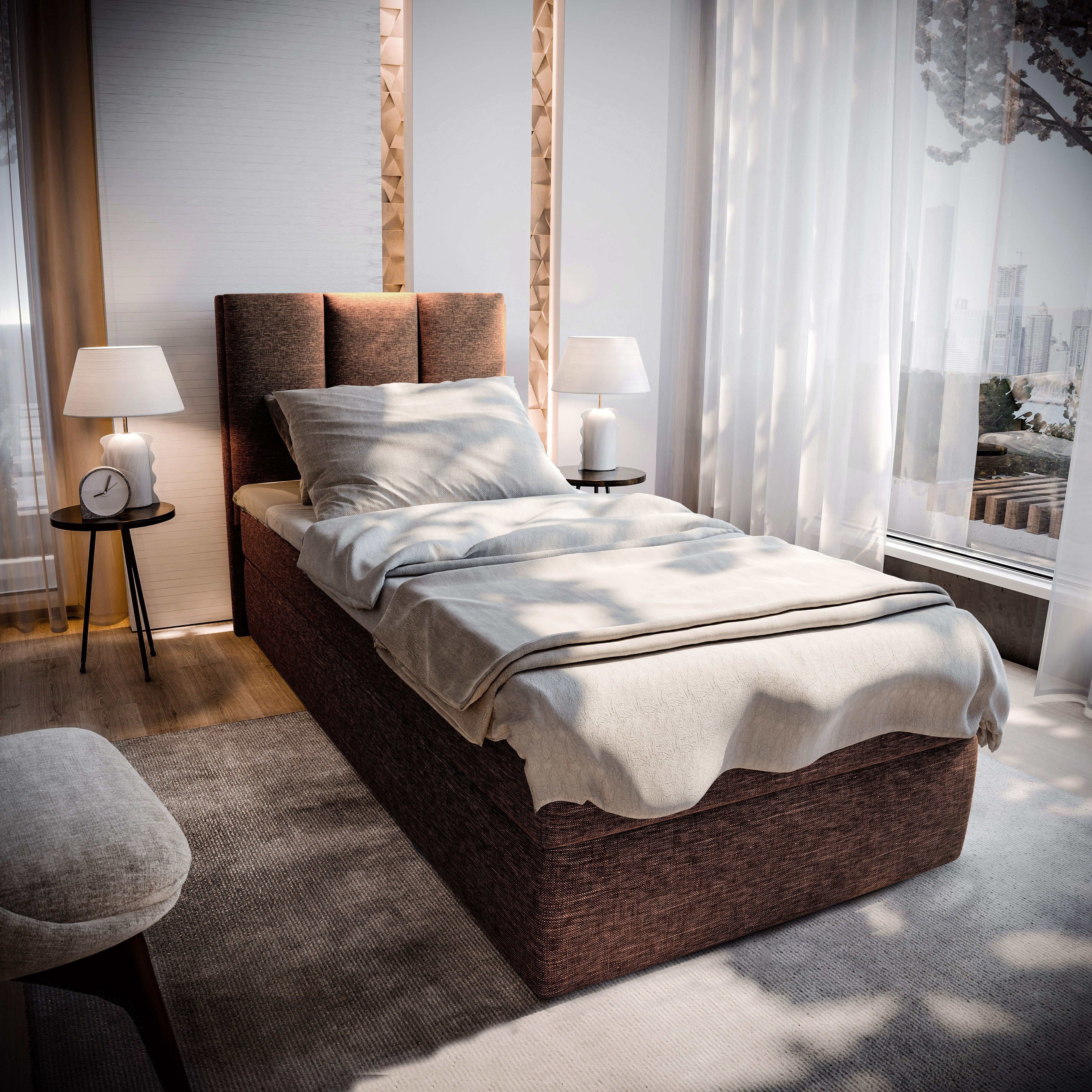 Masseno Boxbett MERIL 90x200 cm mit günstig online kaufen