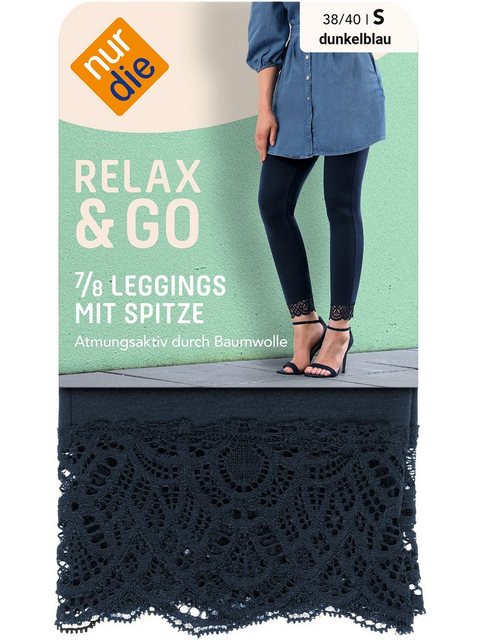 Nur Die 7/8-Leggings Relax & Go mit Spitze günstig online kaufen