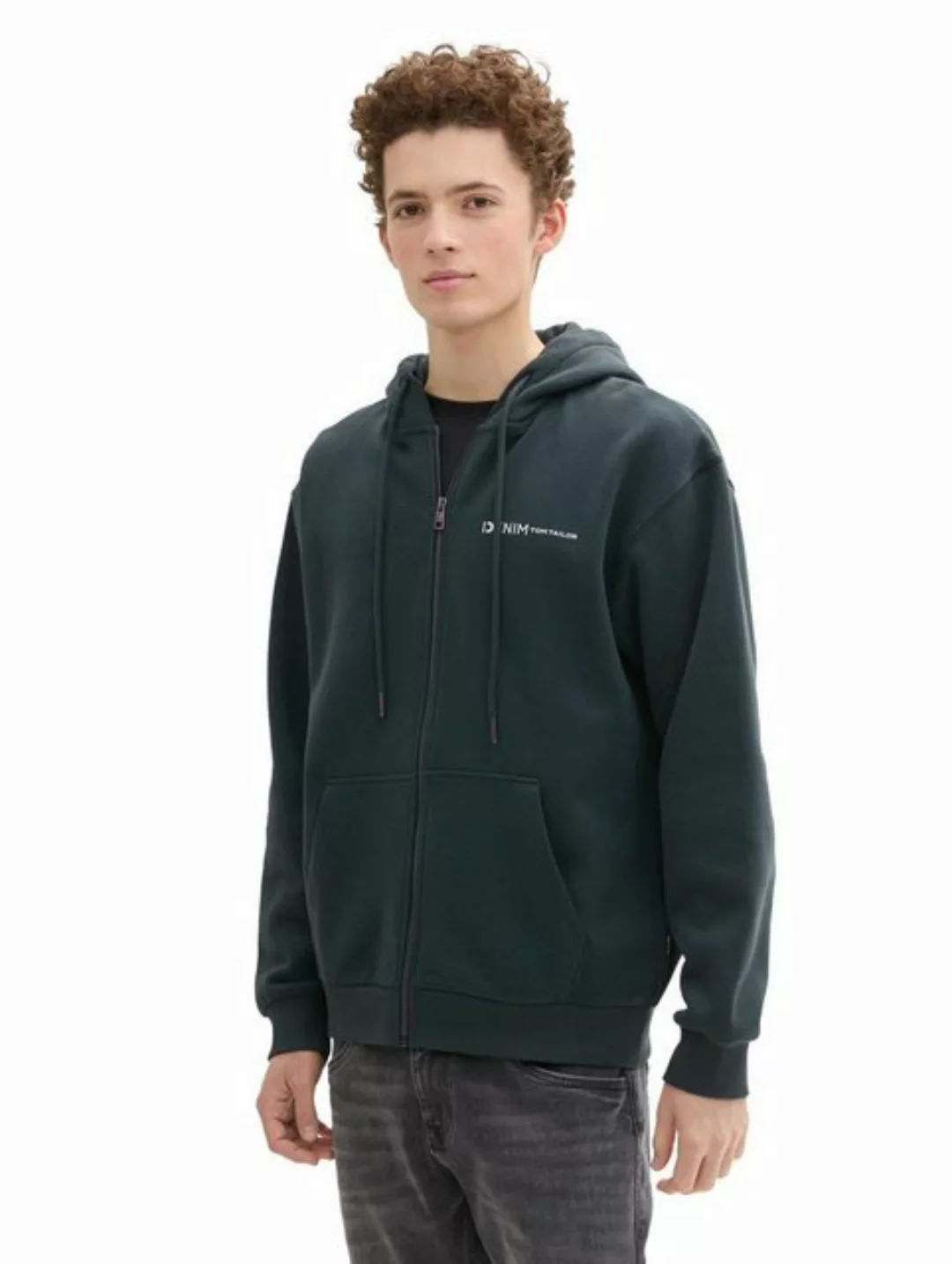 TOM TAILOR Denim Sweatshirt zipper hoodie jacket günstig online kaufen