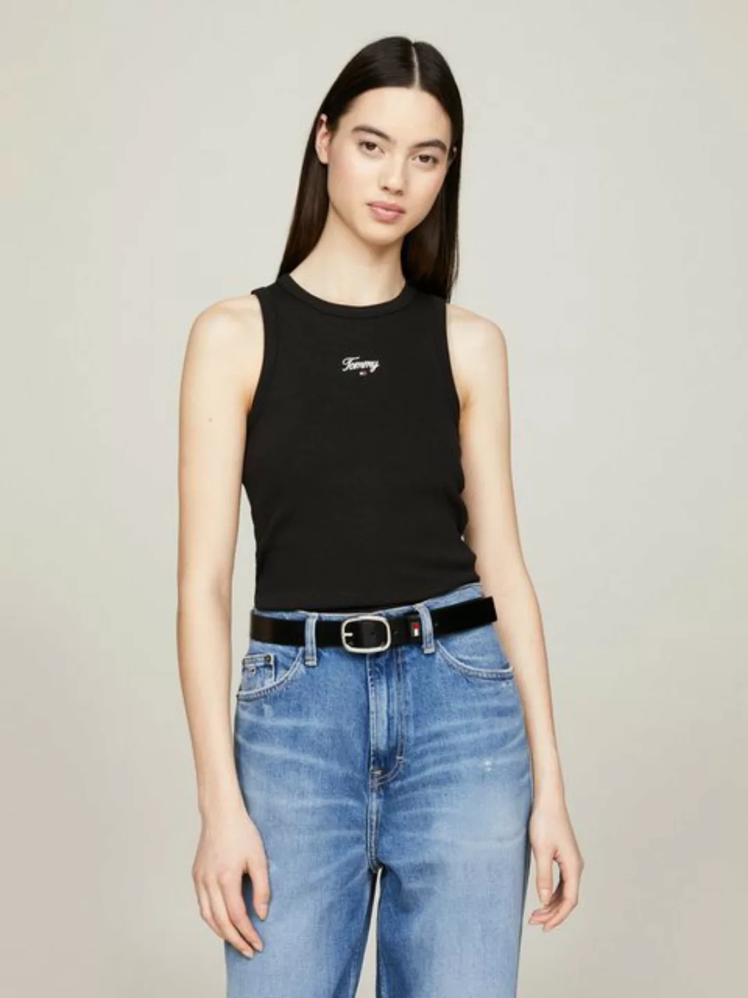 Tommy Jeans Curve Tanktop "TJW SLIM SCRIPT TANK EXT", Große Größen günstig online kaufen