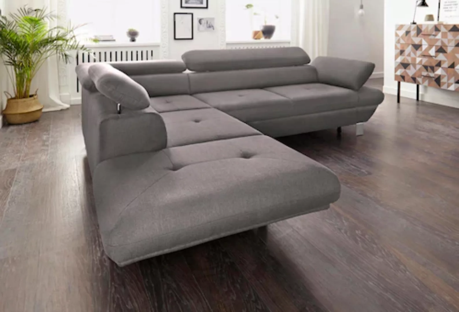 exxpo - sofa fashion Ecksofa Vinci, wahlweise mit Bettfunktion günstig online kaufen