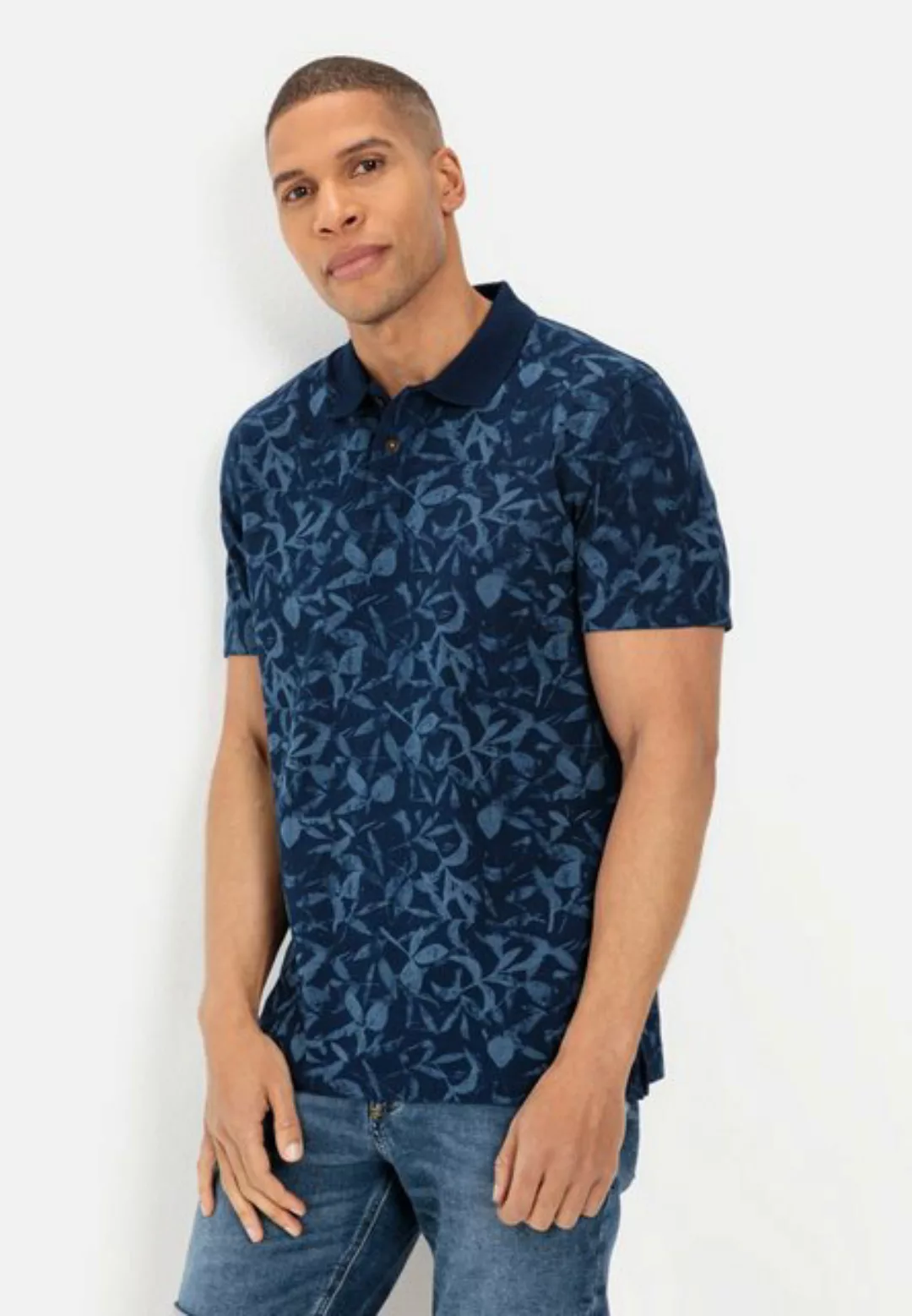 camel active Poloshirt mit floralem Print Shirts_Poloshirt günstig online kaufen