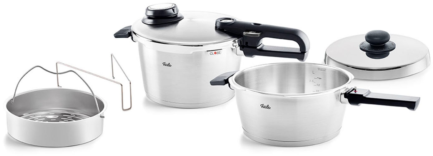 Fissler Schnellkochtopf »Vitavit® Premium«, Edelstahl 18/10, (Set, 2 tlg., günstig online kaufen