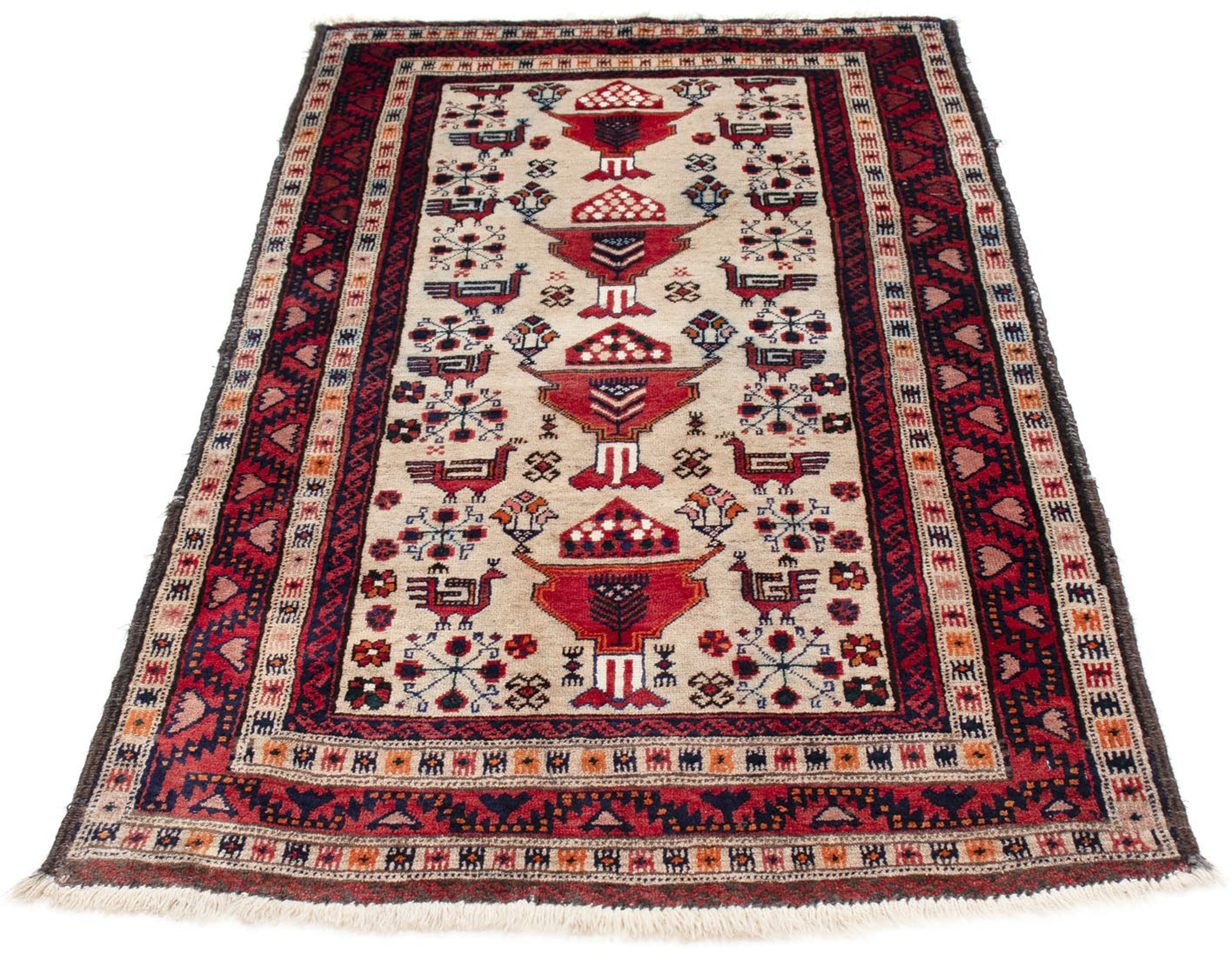 morgenland Orientteppich »Belutsch - 181 x 91 cm - beige«, rechteckig, Wohn günstig online kaufen