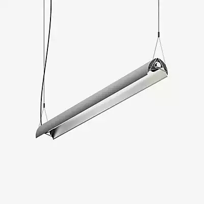 Belux UpDown Pendelleuchte LED, aluminium, 126 cm, DALI günstig online kaufen