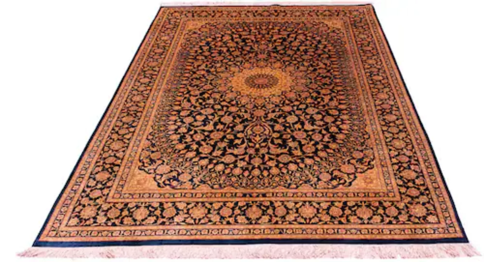 morgenland Seidenteppich »China Seide Medaillon 198 x 137 cm«, rechteckig, günstig online kaufen