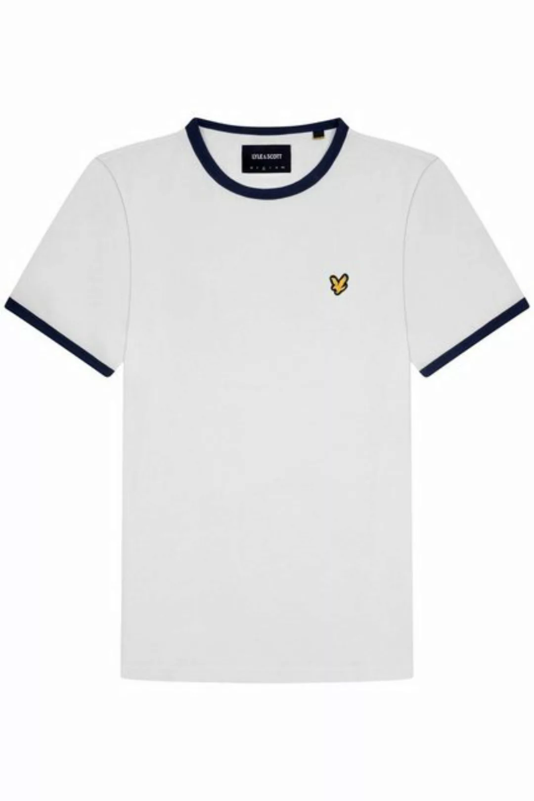 Lyle & Scott T-Shirt Mit Kontrastierender Zierleiste günstig online kaufen