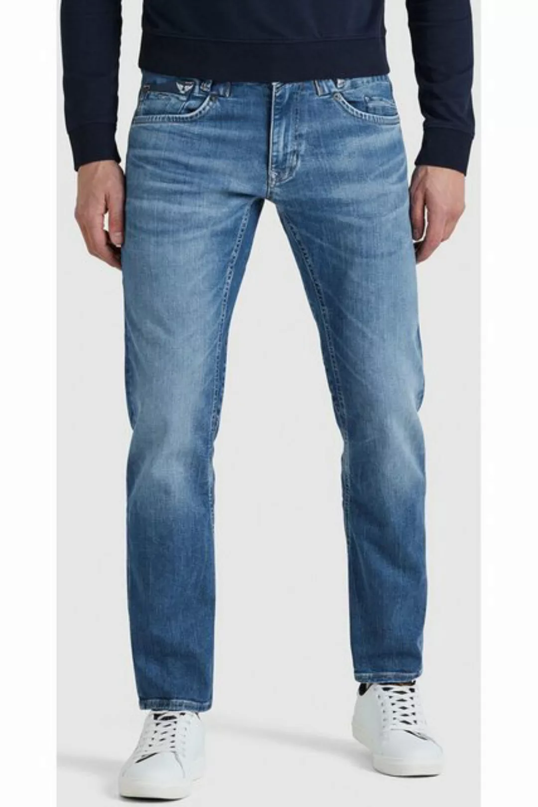 PME Legend Herren Jeans COMMANDER 3.0 - Relaxed Fit - Blau - Fresh Mid Blue günstig online kaufen