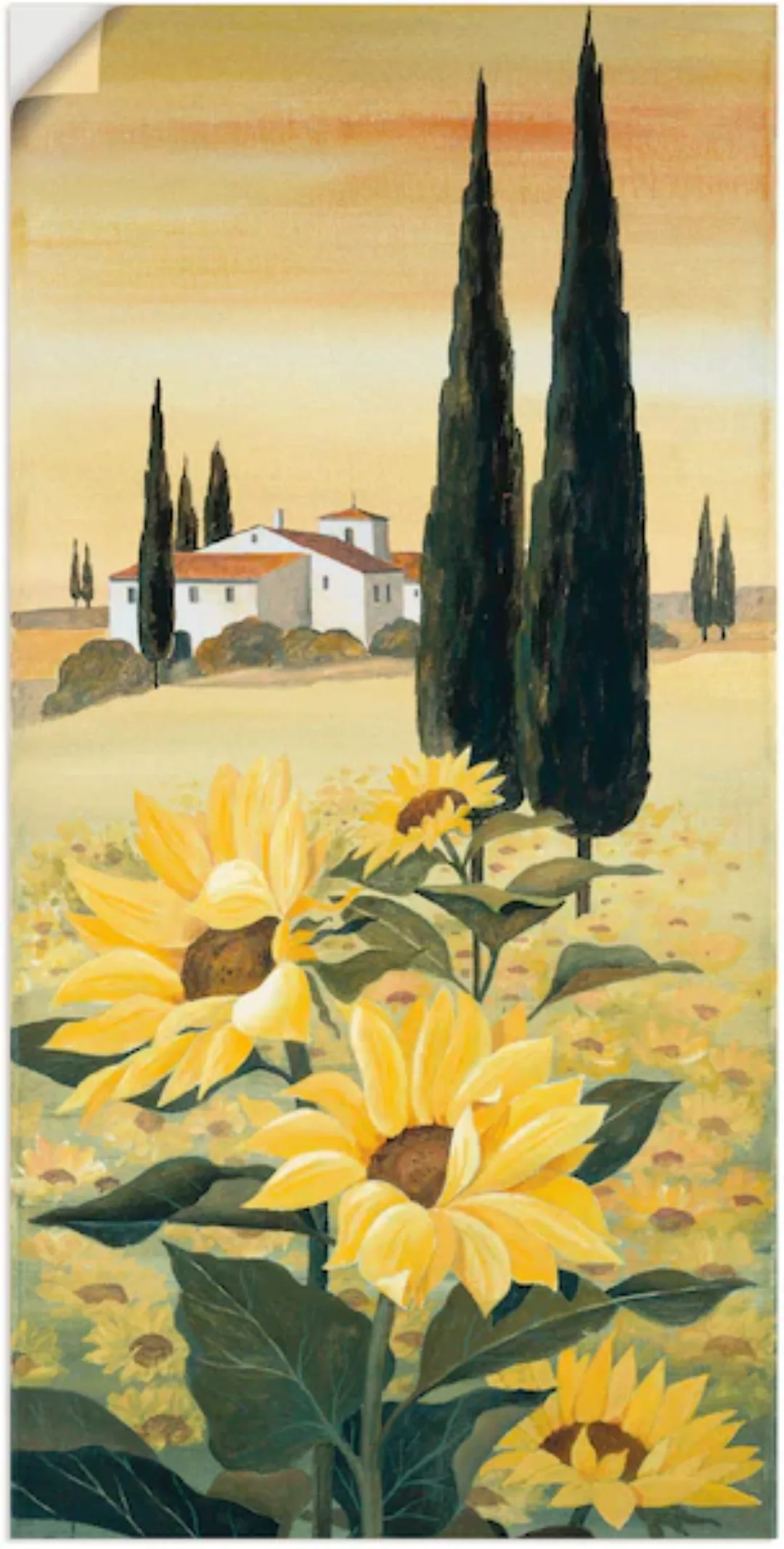 Artland Wandbild "Südliche Weite", Blumen, (1 St.) günstig online kaufen