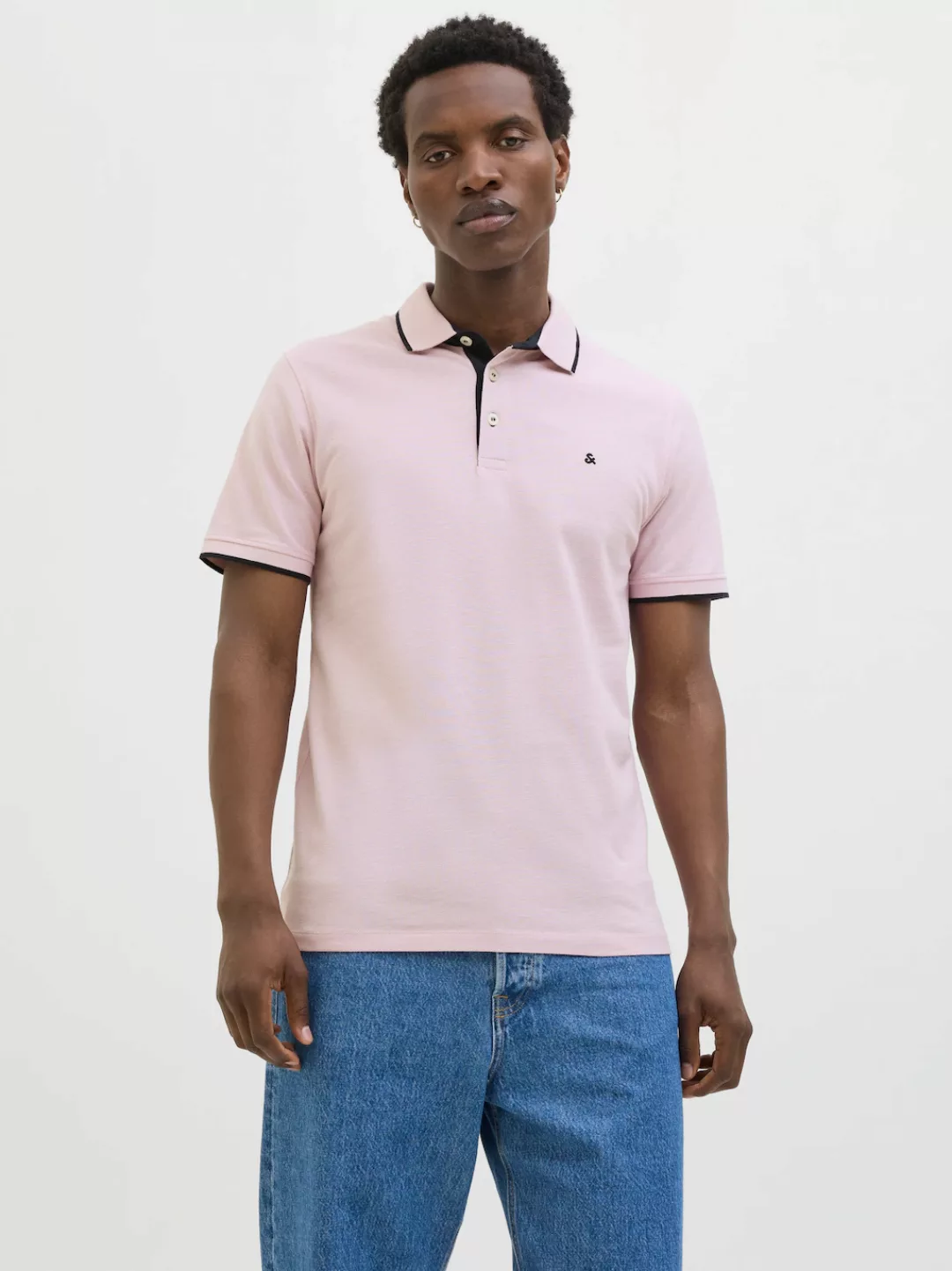 Jack & Jones Poloshirt "JJEPAULOS POLO SS NOOS", mit Logo Stickerei günstig online kaufen