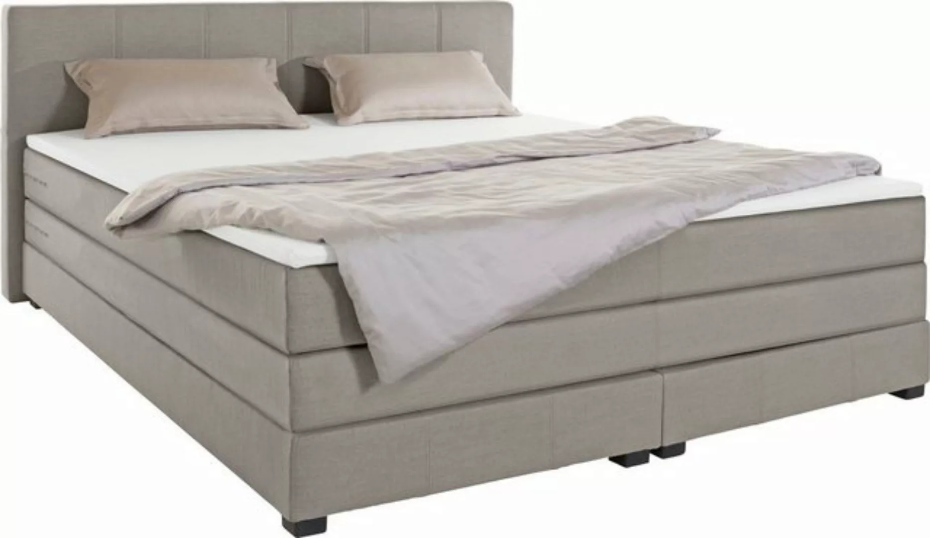 OTTO products Boxspringbett Peetu, Taschenfederkern-Matratze, in 4 Breiten günstig online kaufen