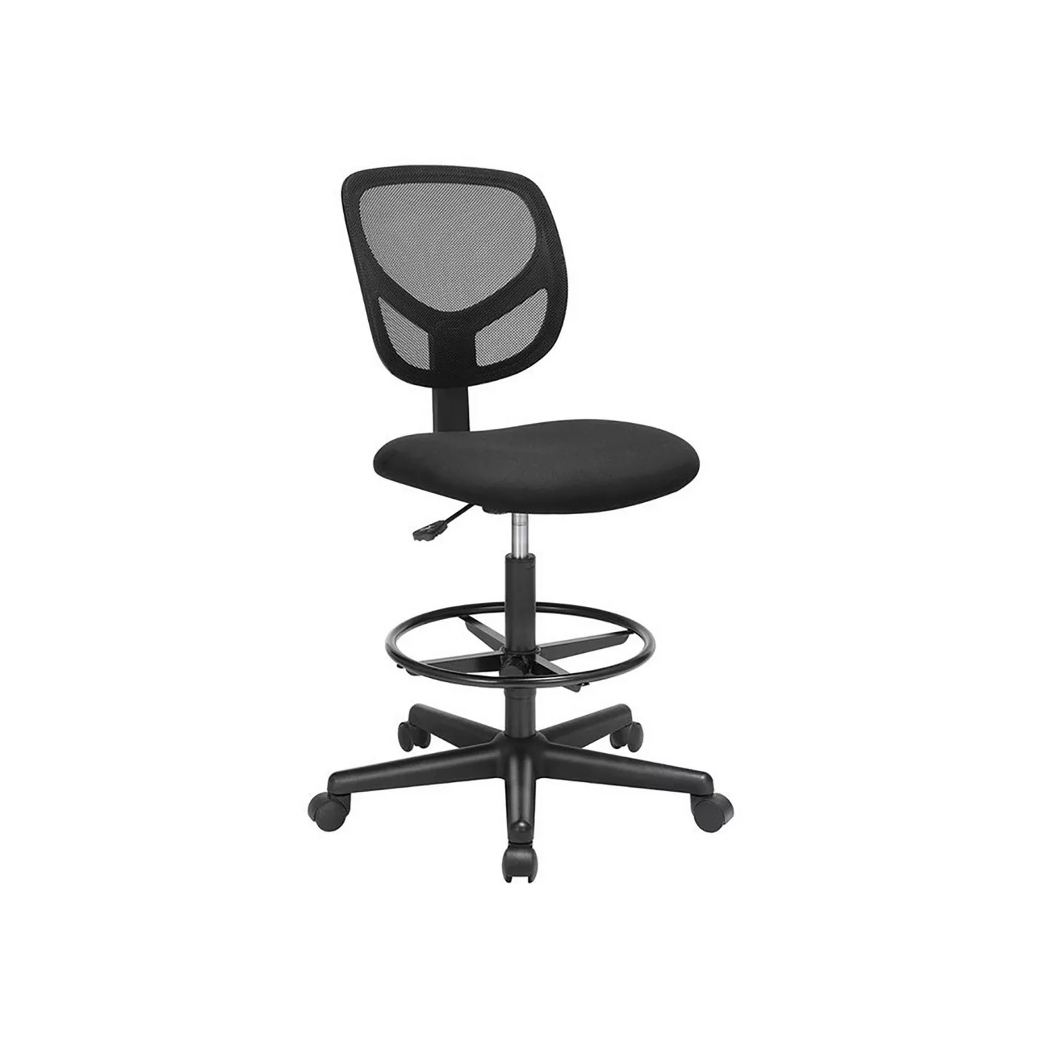 Songmics Bürostuhl Sitzhöhe 55 cm - 75 cm Schwarz günstig online kaufen