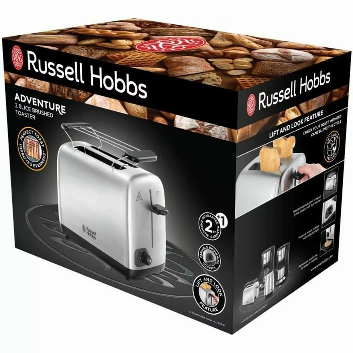 RUSSELL HOBBS Toaster »Adventure 24080-56«, 2 kurze Schlitze, für 2 Scheibe günstig online kaufen