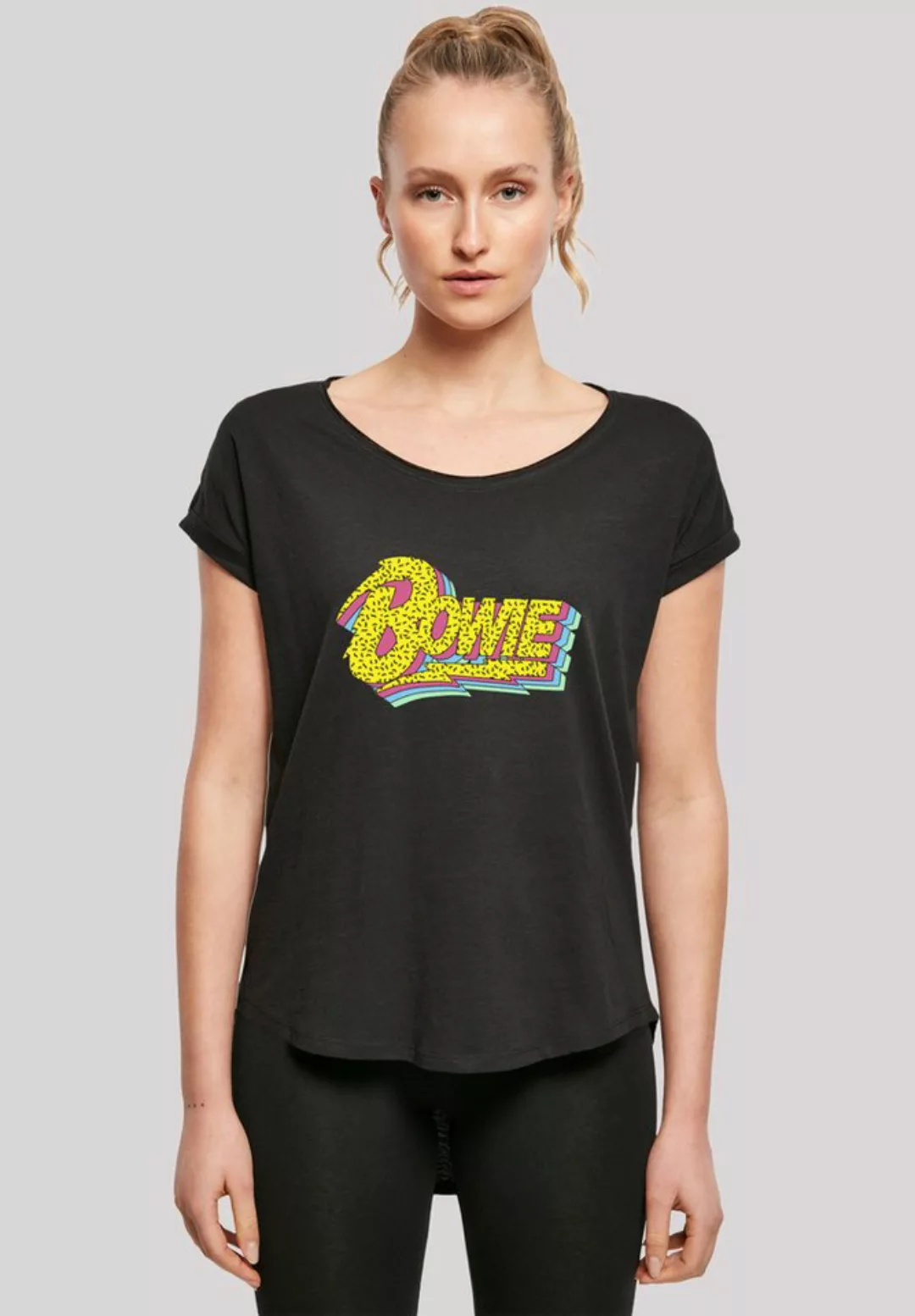 F4NT4STIC T-Shirt "David Bowie Moonlight 90s Logo", Print günstig online kaufen