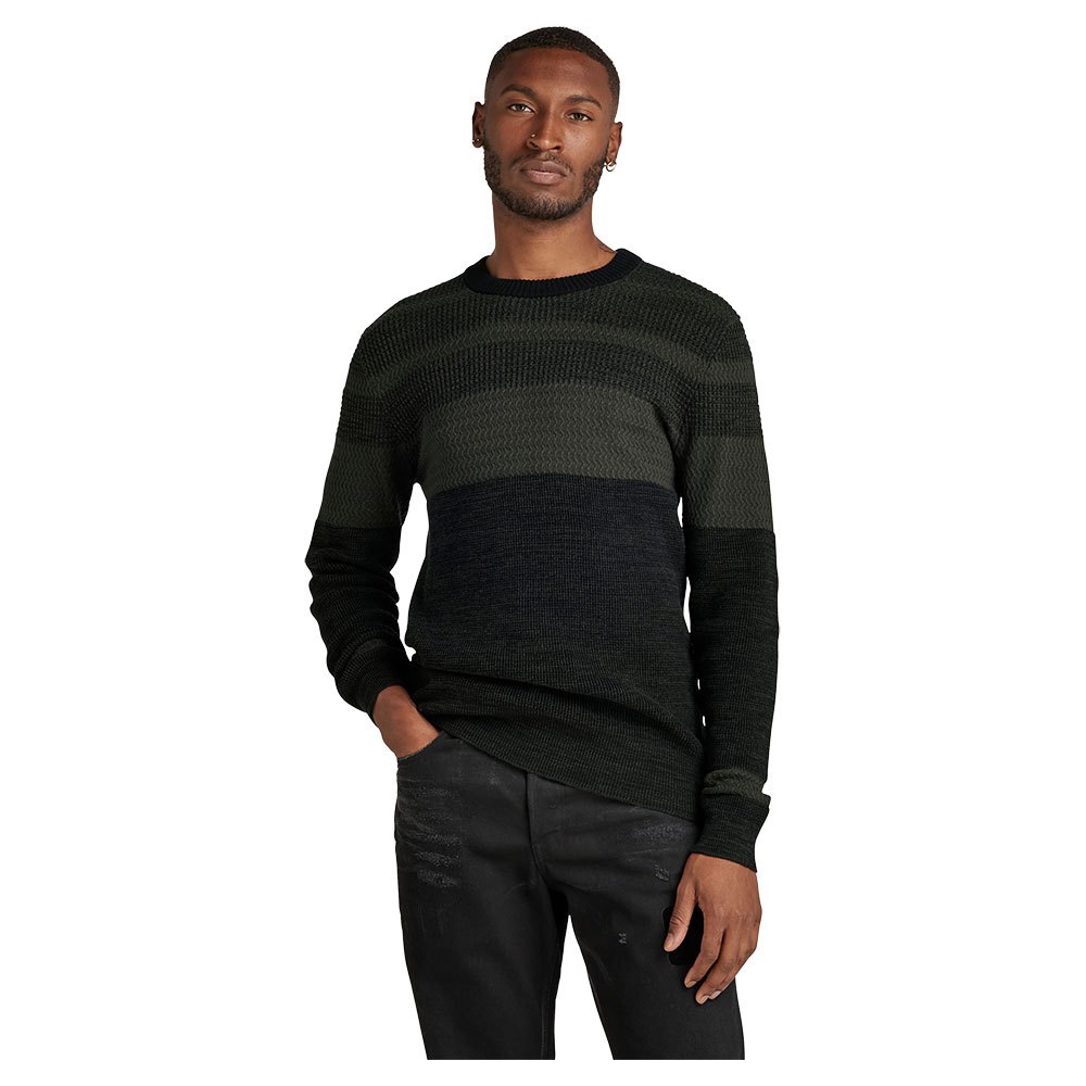 G-star Charly Rundhalsausschnitt Sweater S Dark Black / Asfalt günstig online kaufen