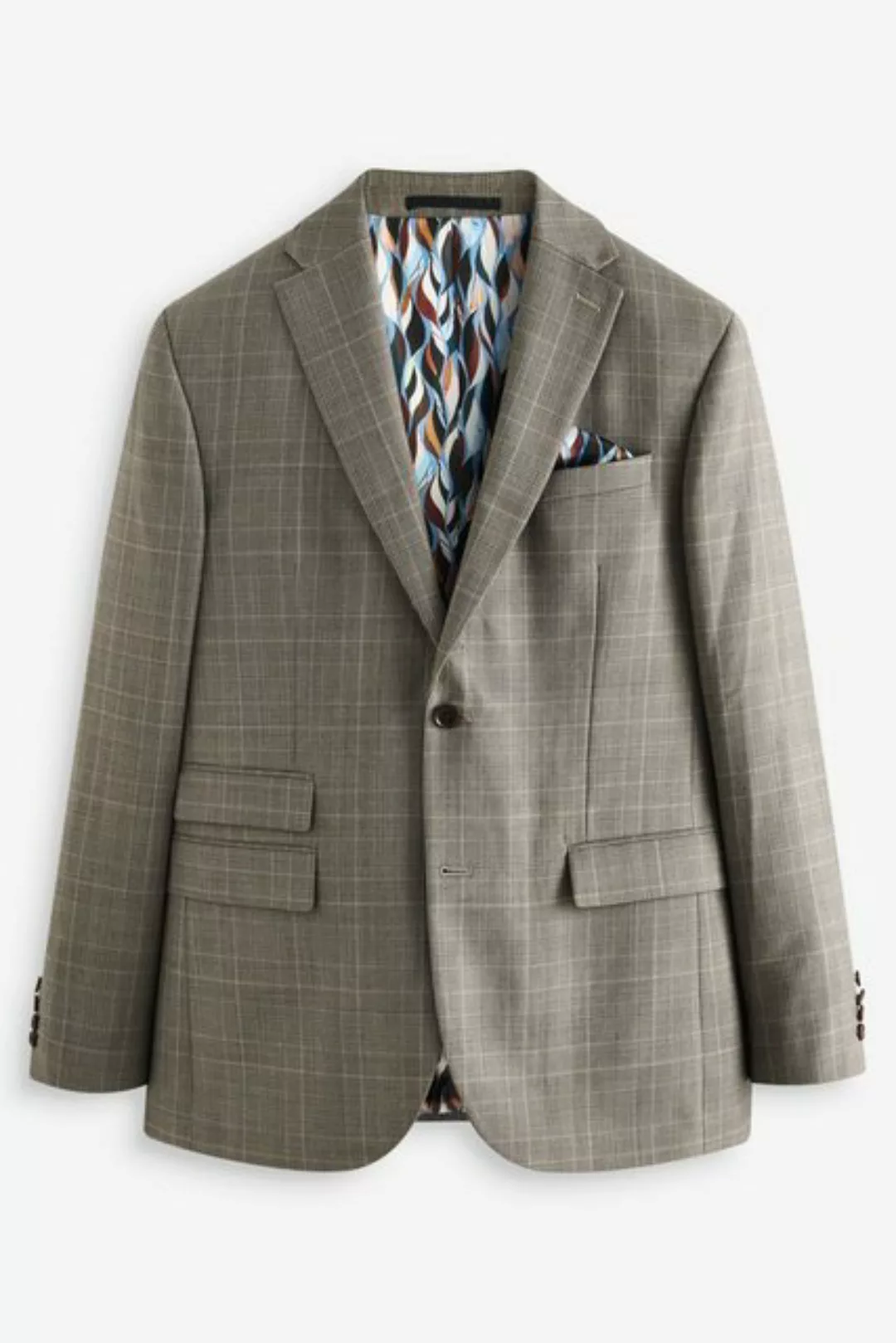 Next Baukastensakko Signature Karierter Anzug: Sakko (1-tlg) günstig online kaufen