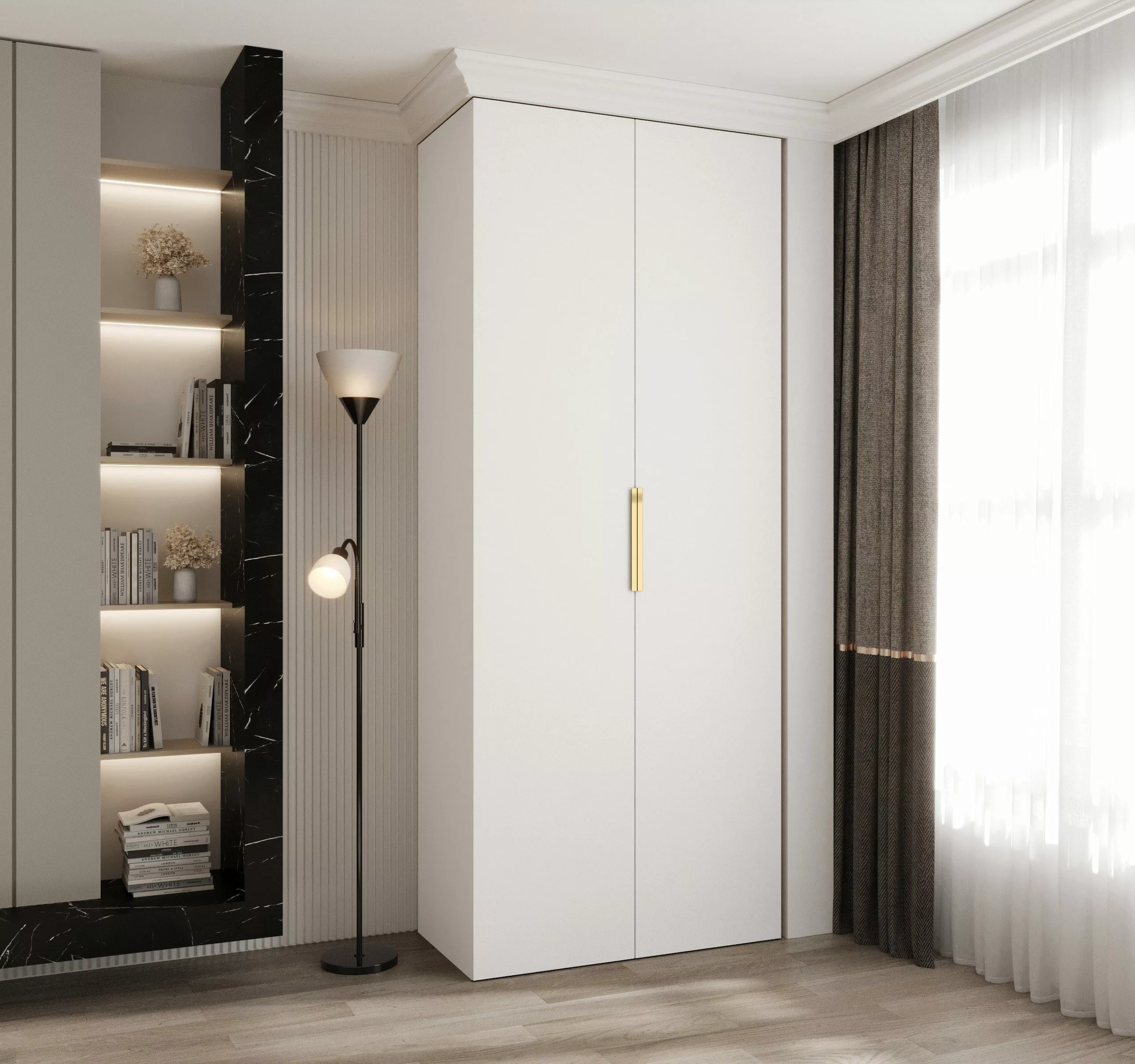 ABIKS MÖBEL Drehtürenschrank COMO 4 Schlafzimmerschrank günstig online kaufen