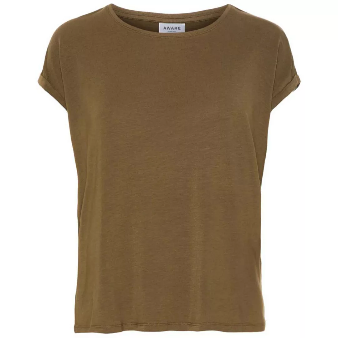 Vero Moda Ava Plain Kurzärmeliges T-shirt L Ivy Green günstig online kaufen