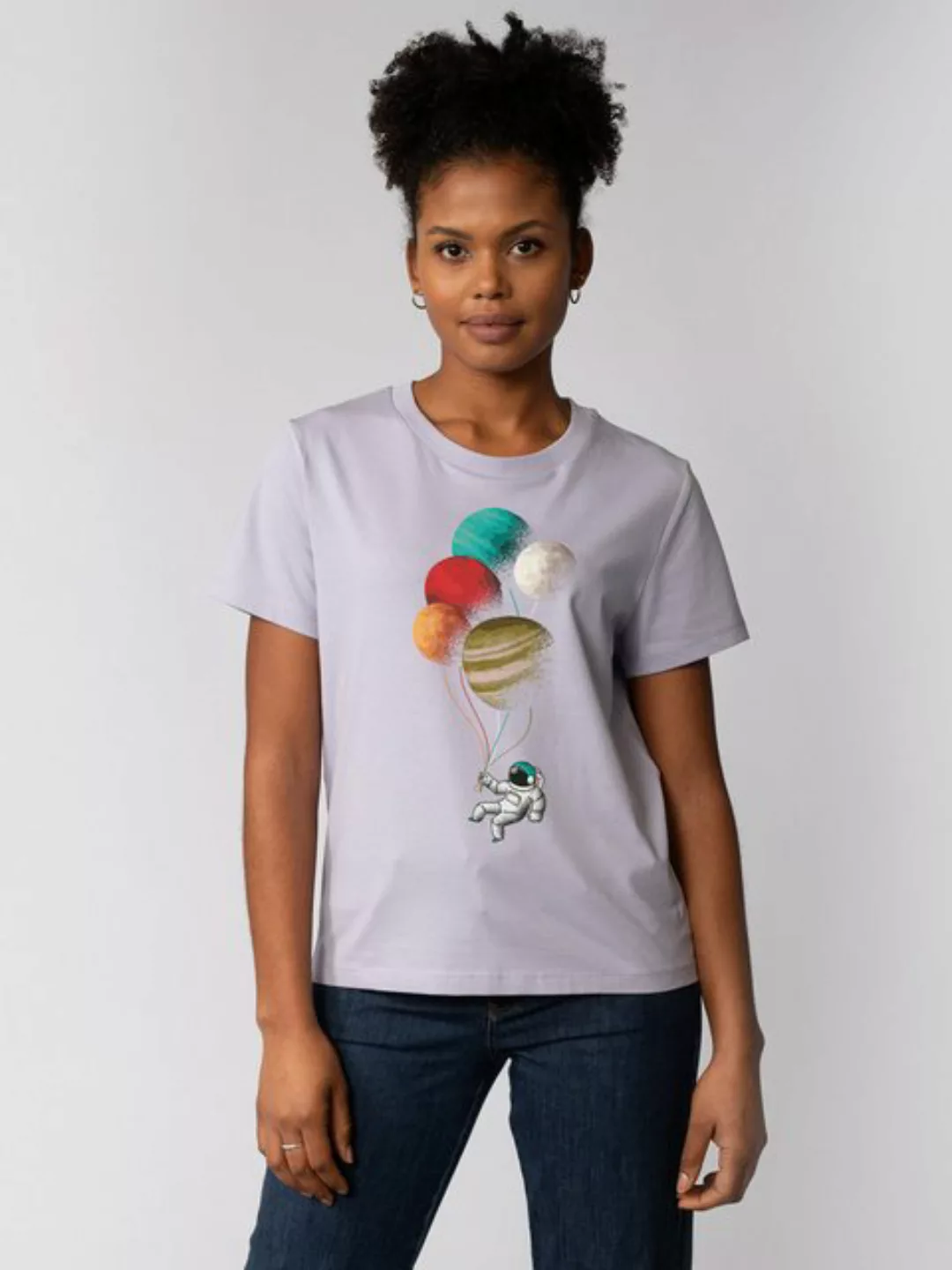 wat? Apparel T-Shirt Balloon Spaceman günstig online kaufen