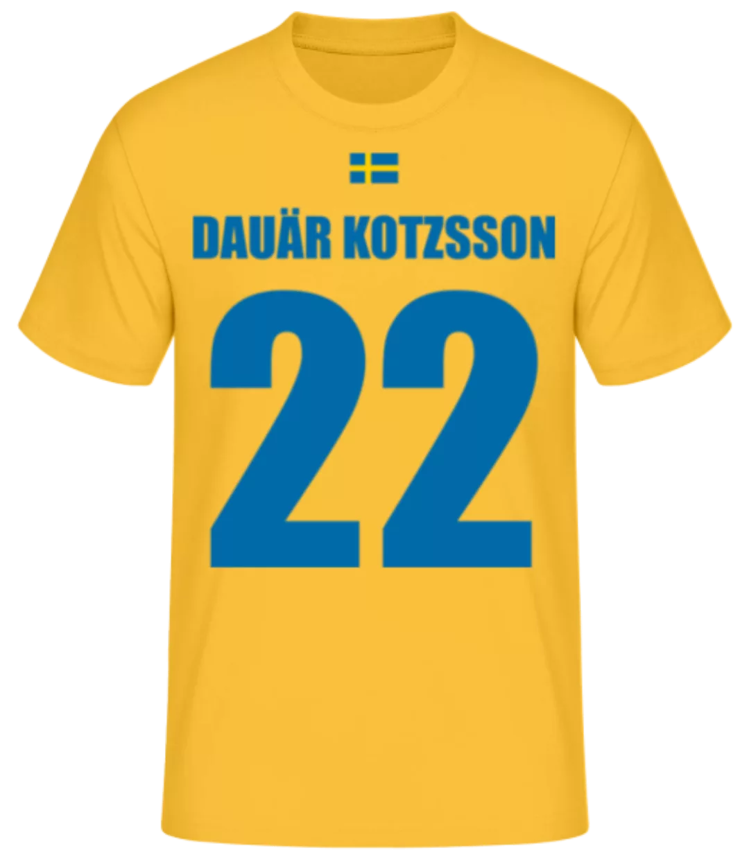 Schweden Fußball Trikot Dauär Kotzsson · Männer Basic T-Shirt günstig online kaufen