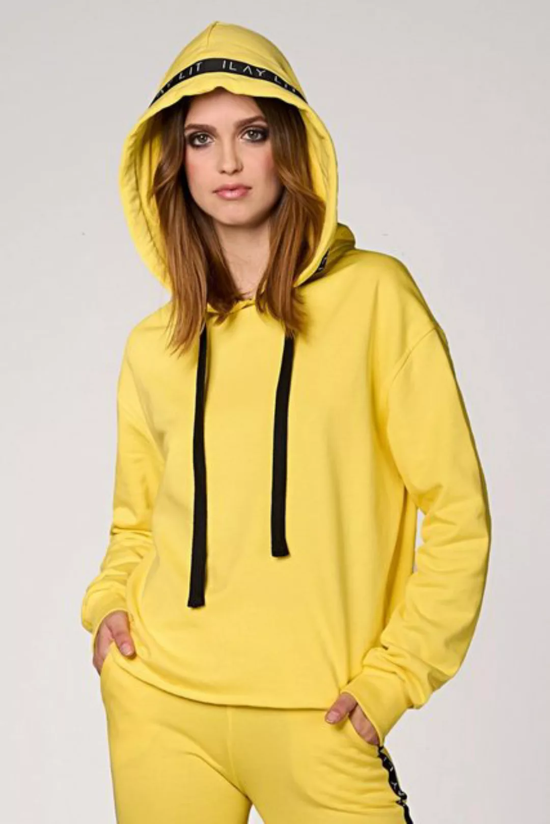 ILAY Lit Kapuzensweatshirt Holy Hoodie Lemon Logoband an der Kapuze zur Ver günstig online kaufen