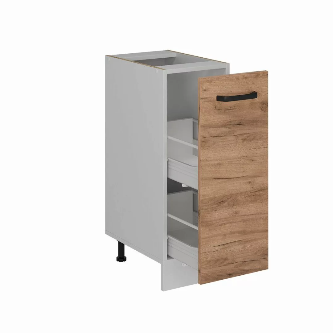 Vicco Apothekerschrank R-Line, Goldkraft Eiche/Weiß, 30 günstig online kaufen