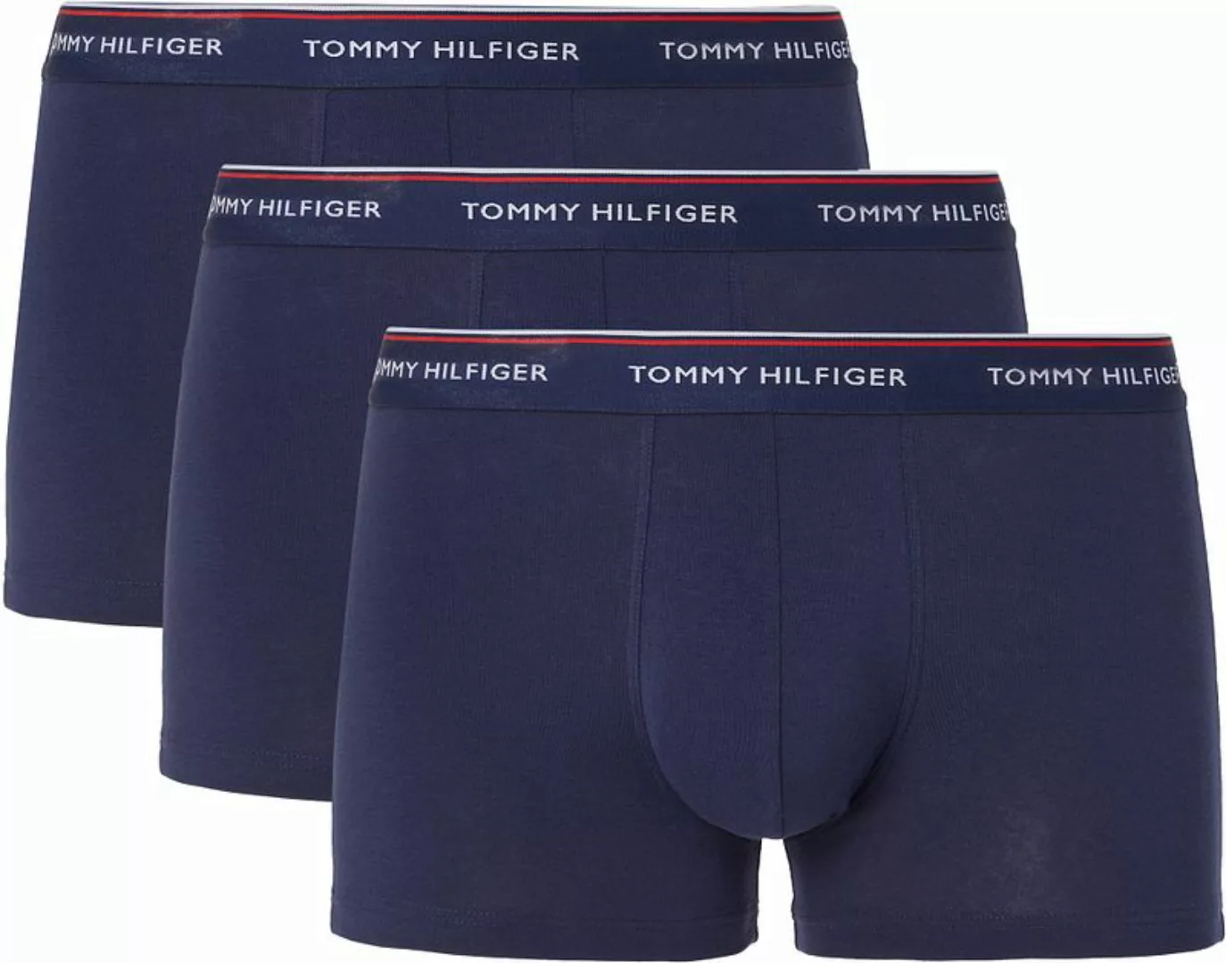 Tommy Hilfiger 3er-Set Stretch Trunks in dunkelblau günstig online kaufen