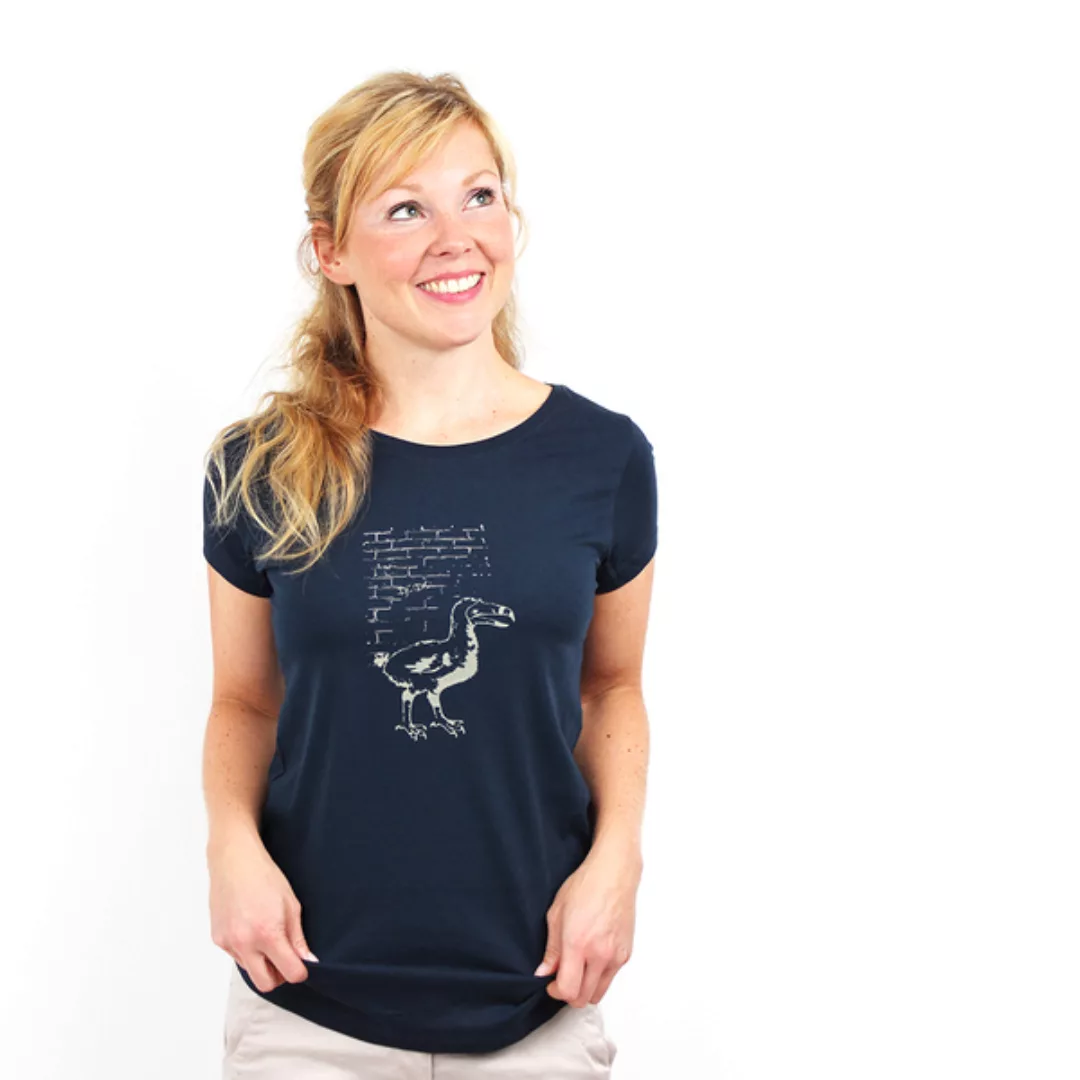 Dodo Wuz Here - Bioshirt Mit Print Frauen günstig online kaufen