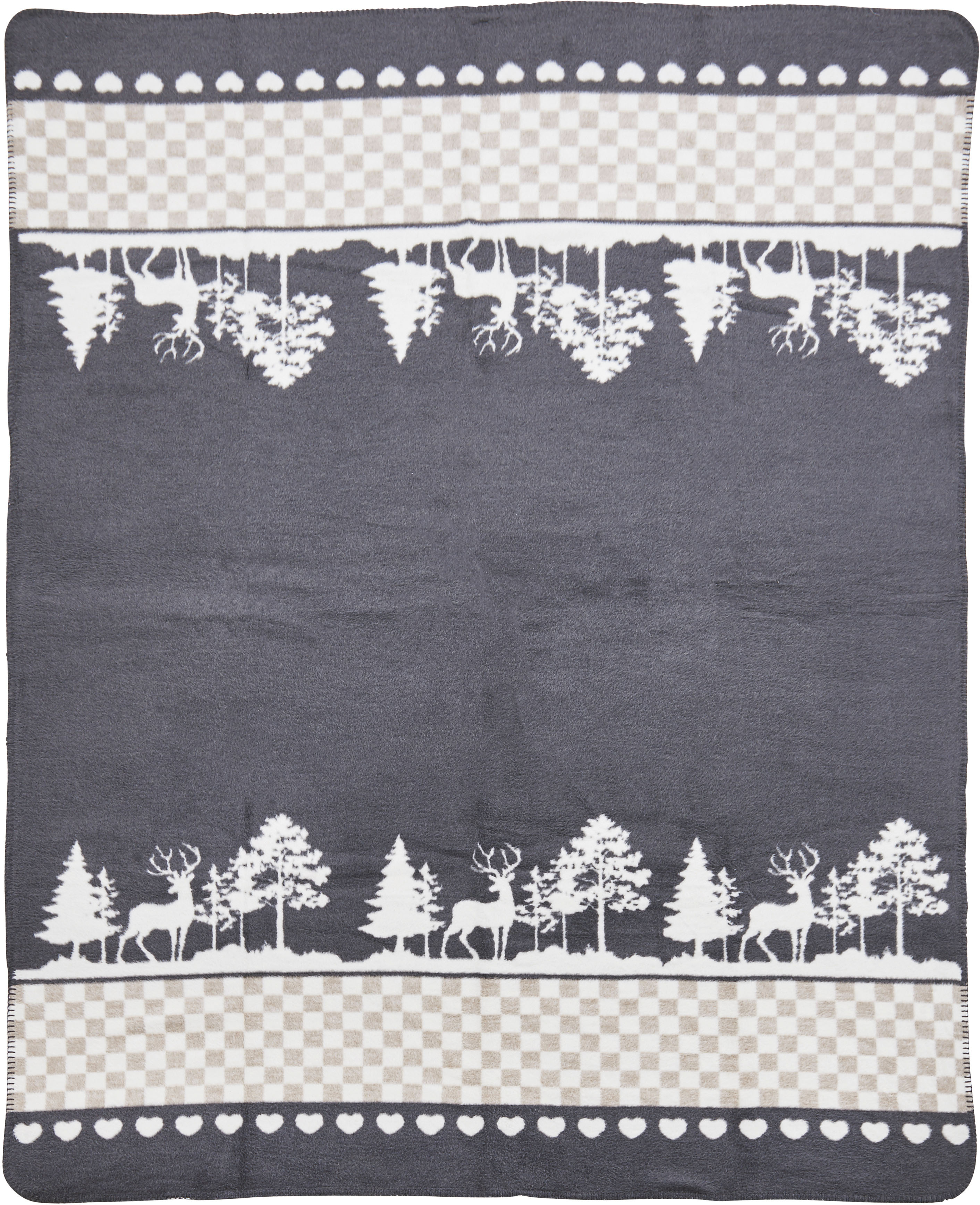 done.® Wohndecke »WINTERLAND«, Weiche Wohndecke im Doubleface-Look günstig online kaufen