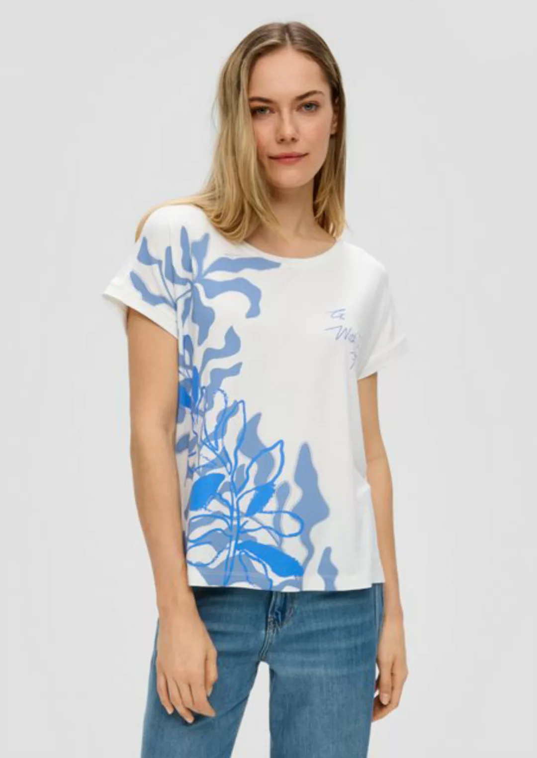 s.Oliver Shirttop Shirt aus Viskosestretch günstig online kaufen