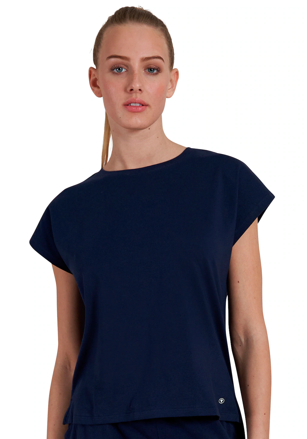 TOM TAILOR T-Shirt mit stylischen, überschnittenen Ärmeln günstig online kaufen