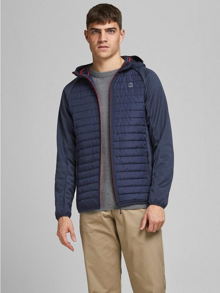 Jack & Jones Blouson Softshell Stepp Jacke mit Kapuze JJEMULTI 6245 in Navy günstig online kaufen